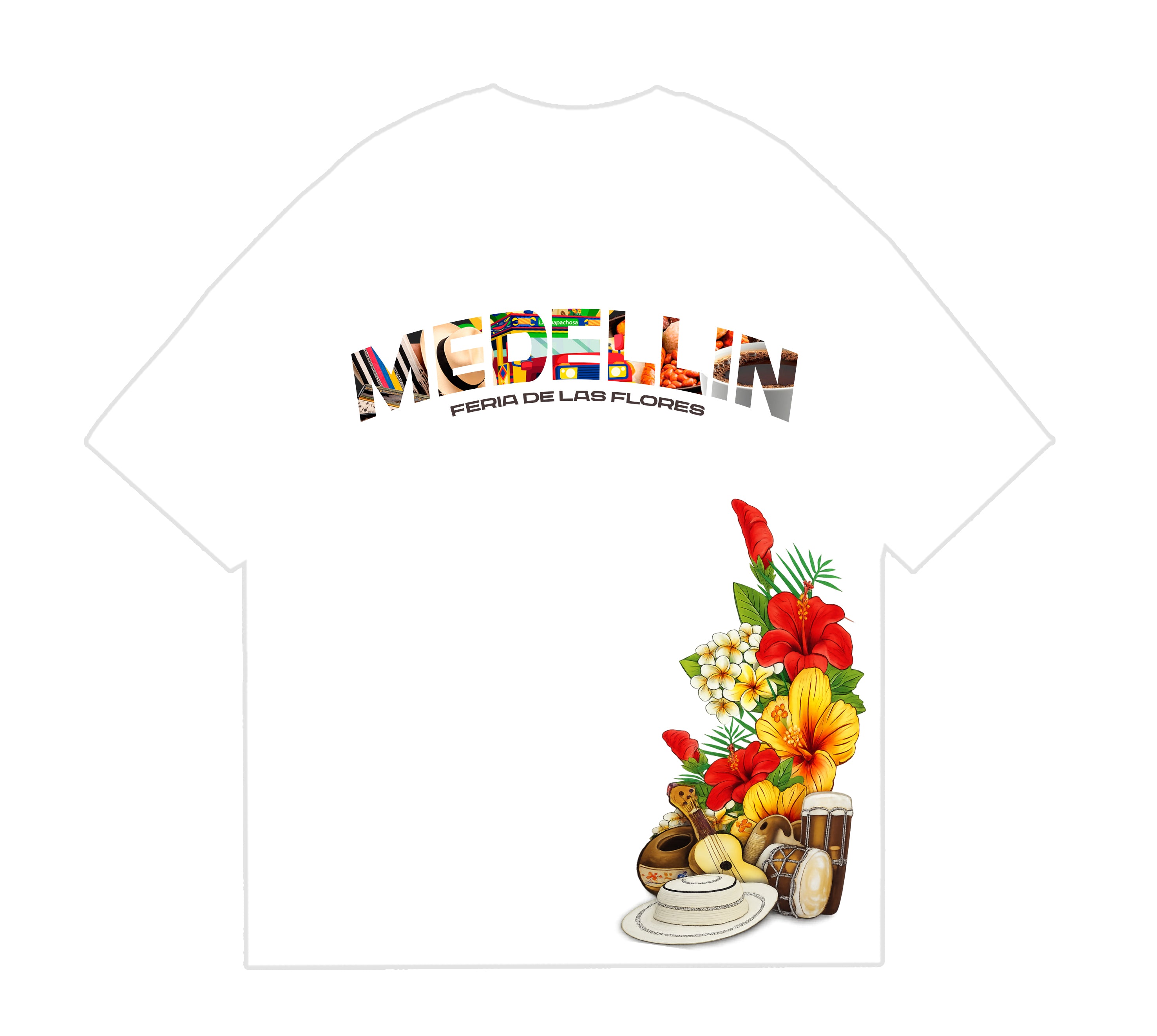 Camiseta Feria de flores Medellín
